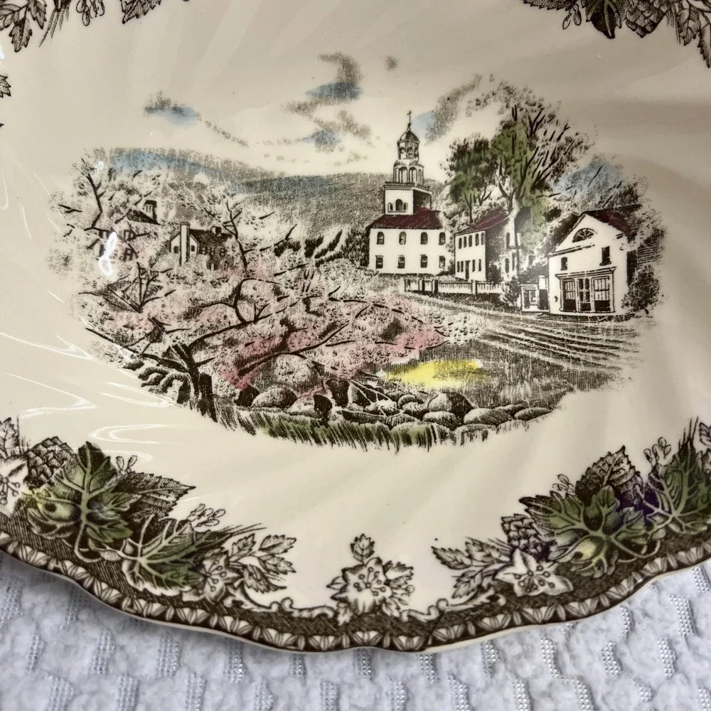 Vintage Johnson Brothers Friendly Village Vegetable Bowl 9